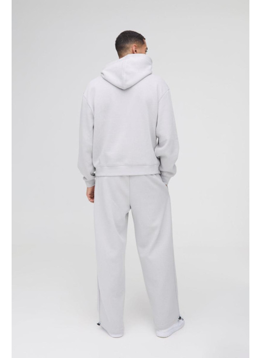 Худі великого розміру та спортивний костюм із широкими манжетами на краватці