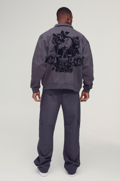 Штани карго вільного крою з фіксованою талією