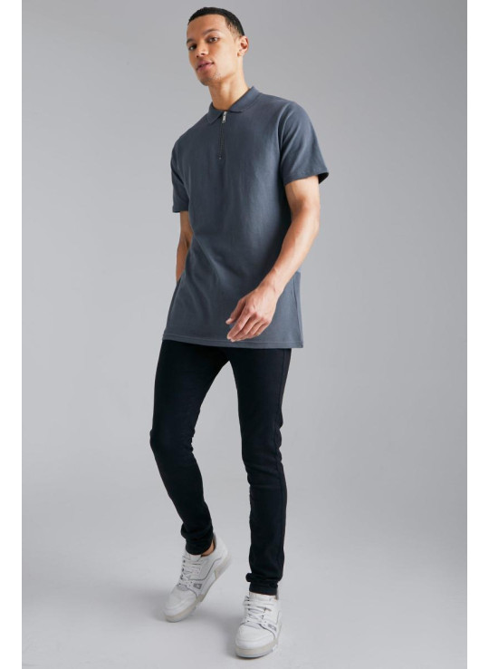 Високі стрейч-скінні джинси