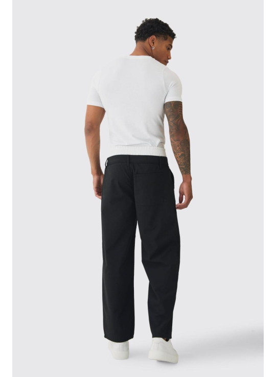 Мішкуваті штани з боксерським подвійним поясом