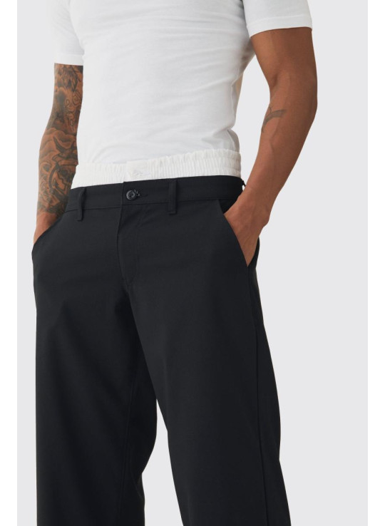 Мішкуваті штани з боксерським подвійним поясом