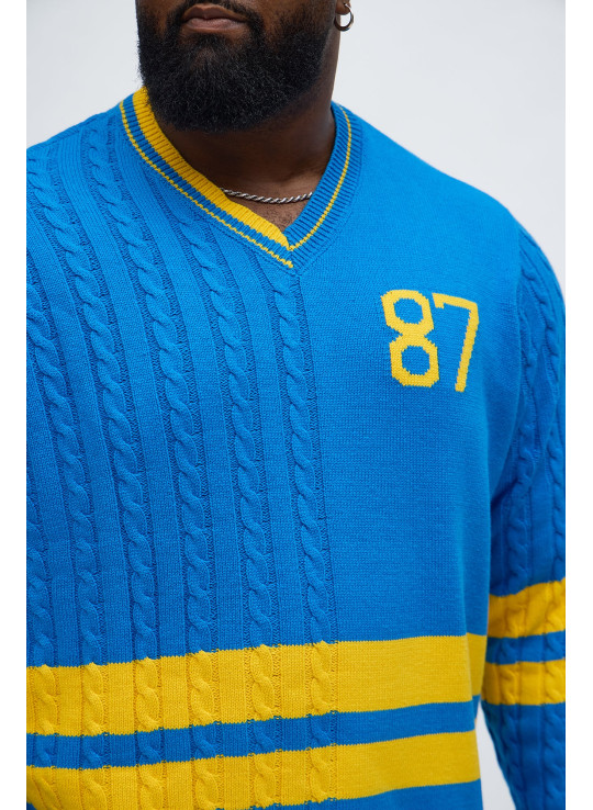 Светр V-подібний виріз Preppy Life