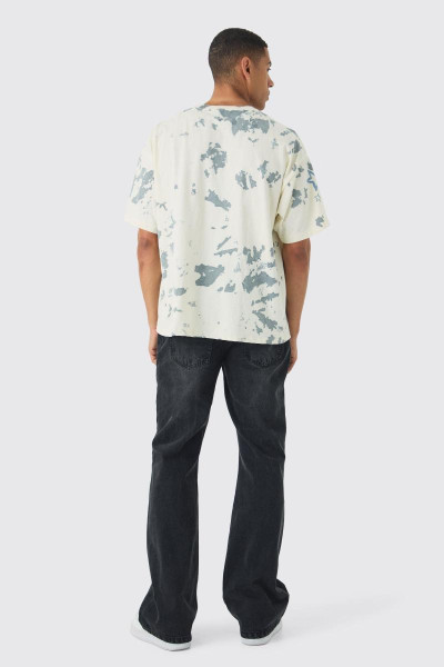 Розслаблені темно-сірі джинси з кльошем