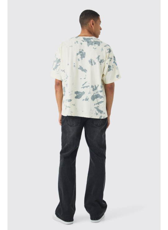 Розслаблені темно-сірі джинси з кльошем