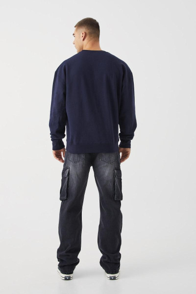 Розслаблені жорсткі джинси карго