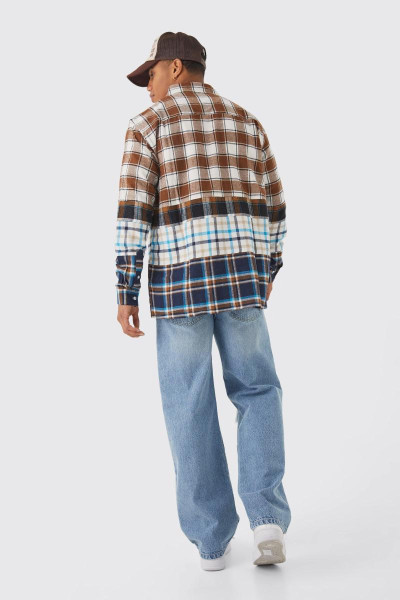 Мішкуваті жорсткі потерті джинси