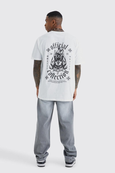 Розслаблені жорсткі джинси