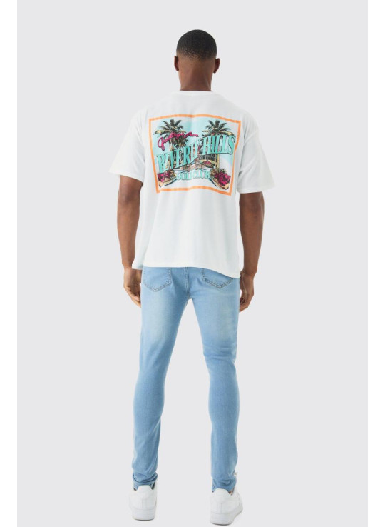 Світло-блакитні стрейч-джинси Super Skinny