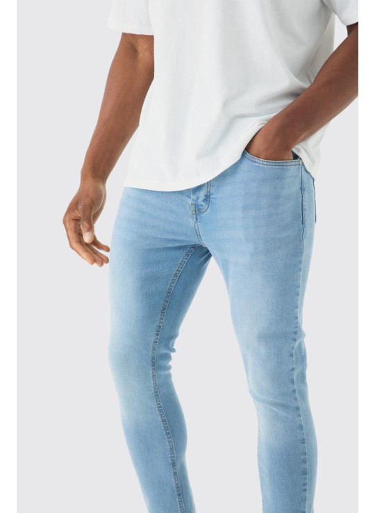 Світло-блакитні стрейч-джинси Super Skinny