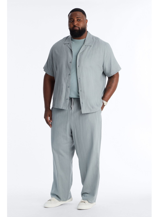 Лляні штани Багами Baggy Fit зі шнурком