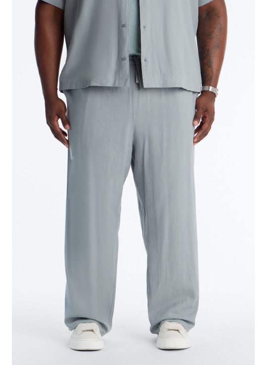 Лляні штани Багами Baggy Fit зі шнурком