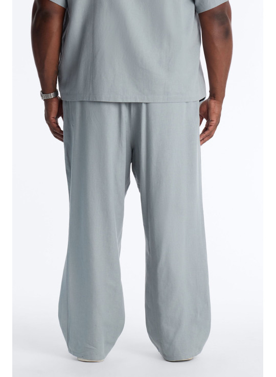 Лляні штани Багами Baggy Fit зі шнурком