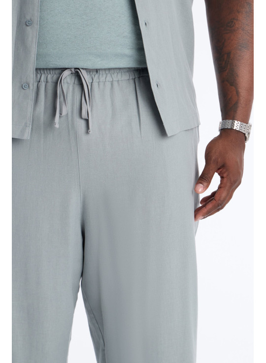 Лляні штани Багами Baggy Fit зі шнурком