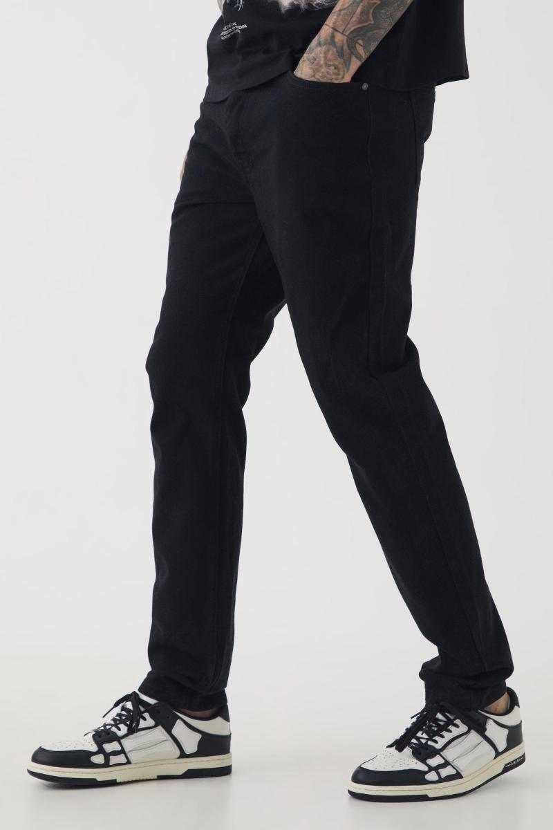 Високі тонкі жорсткі джинси