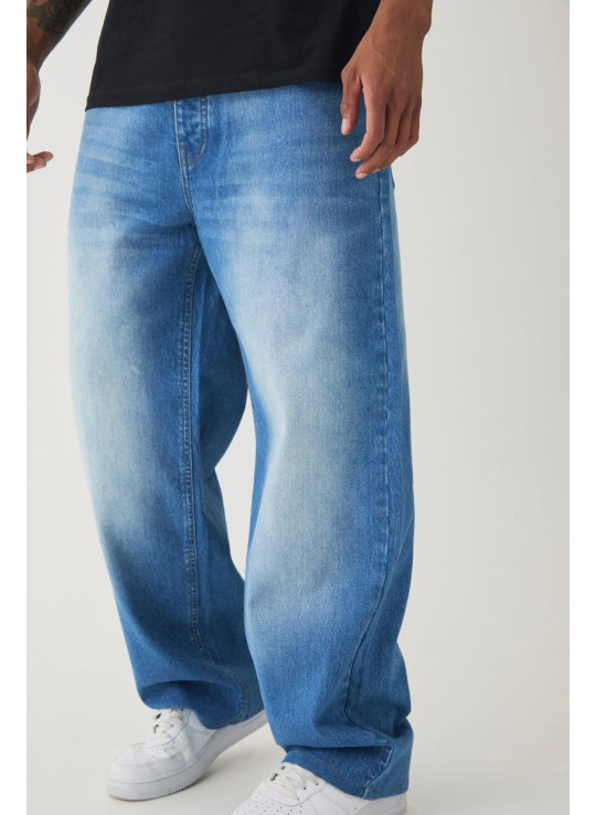 Розслаблені жорсткі джинси
