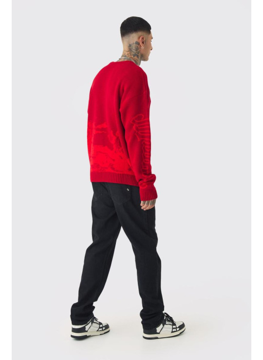 Високий готичний хрест негабаритний в’язаний піт