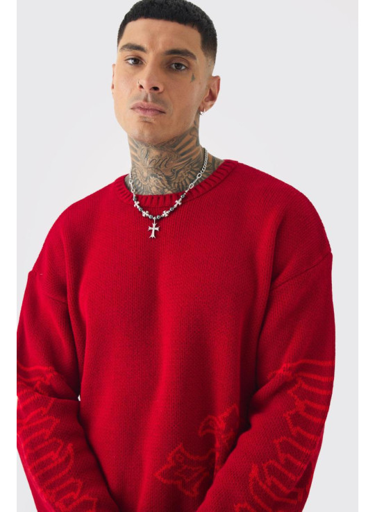 Високий готичний хрест негабаритний в’язаний піт