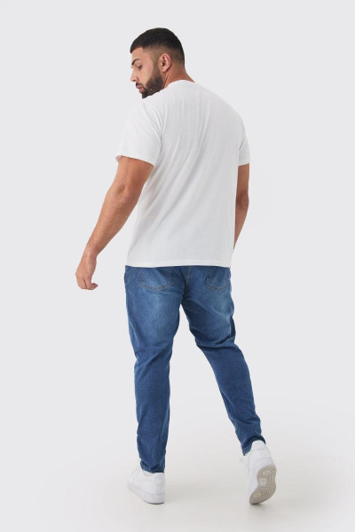 Плюс вузькі еластичні джинси