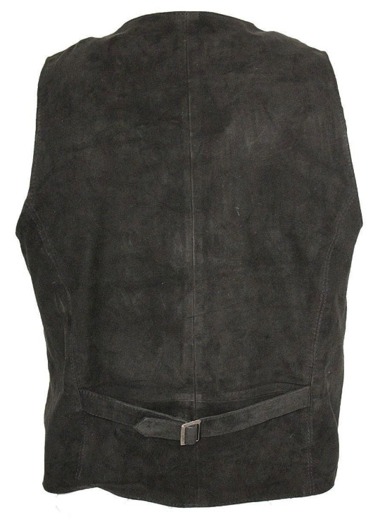 Класичний козячий замшевий шкіряний жилет-Норвіч