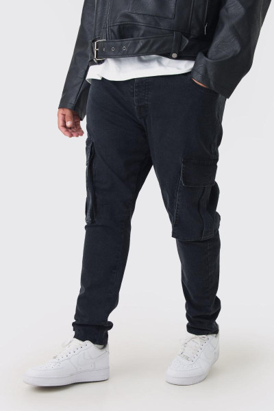 Джинси-карго Plus Stretch Skinny Fit