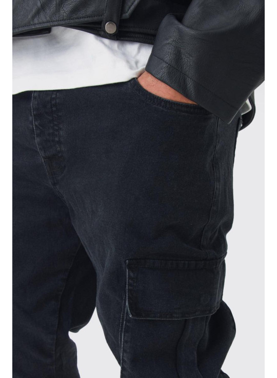 Джинси-карго Plus Stretch Skinny Fit
