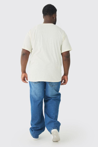 Плюс розслаблені жорсткі джинси