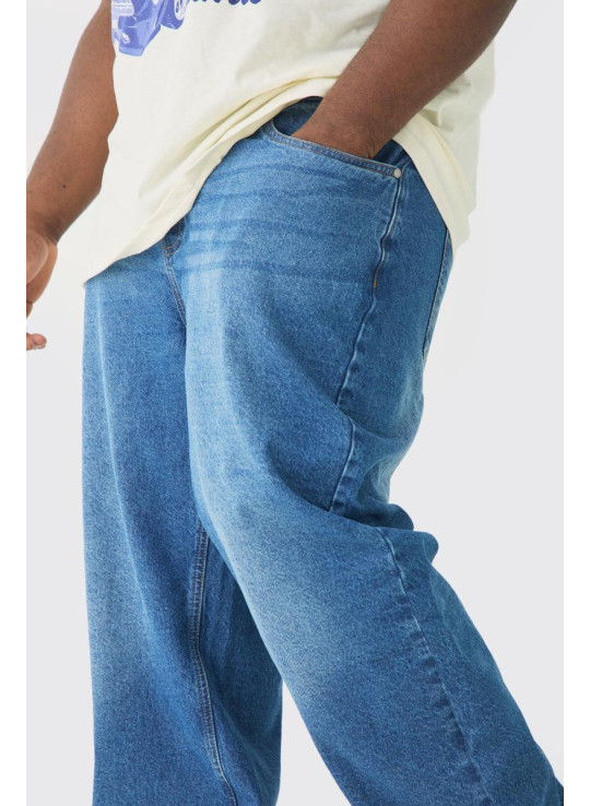 Плюс розслаблені жорсткі джинси