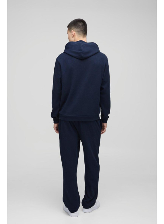 Чоловік вишитий вафельний трек костюм