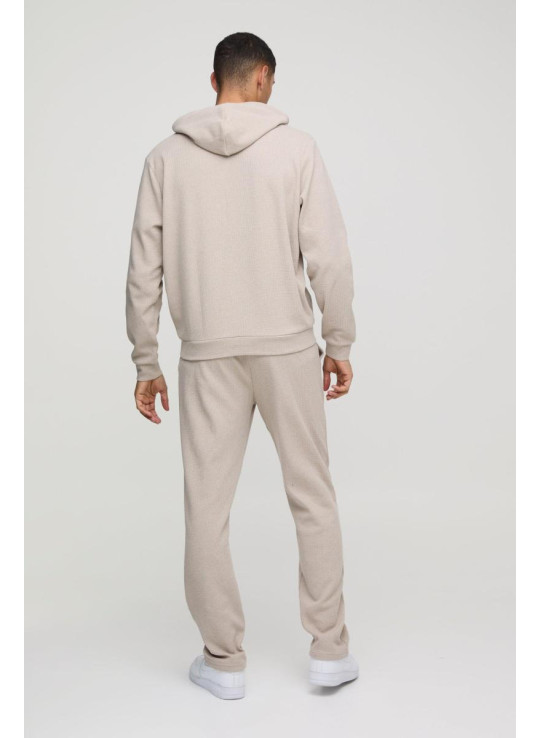 Чоловік вишитий вафельний трек костюм