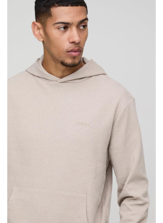 Чоловік вишитий вафельний трек костюм