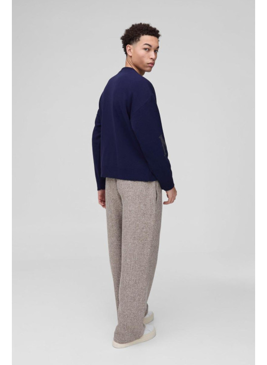 Негабаритний боксерський плюшевий трикотажний джемпер