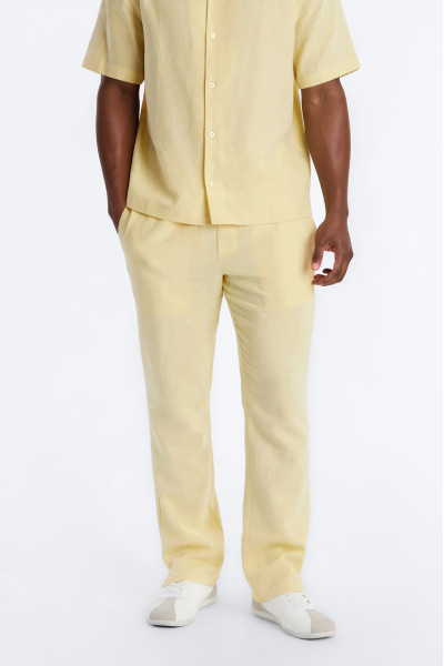 Лляні штани Багами Slim Fit зі шнурком