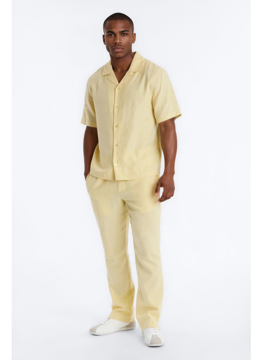 Лляні штани Багами Slim Fit зі шнурком