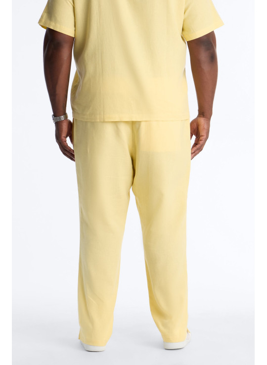 Лляні штани Багами Slim Fit зі шнурком