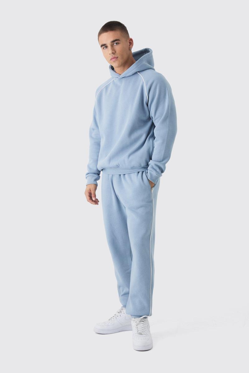 Спортивний костюм стандартного крою з рукавом реглан і капюшоном