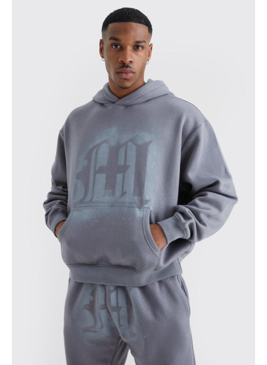 Спортивний костюм великого розміру з малюнком Graffiti Spray