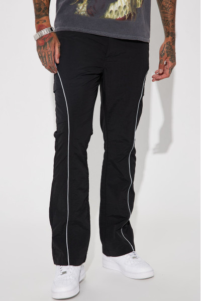 Штани Nylon Stacked Slim Flare