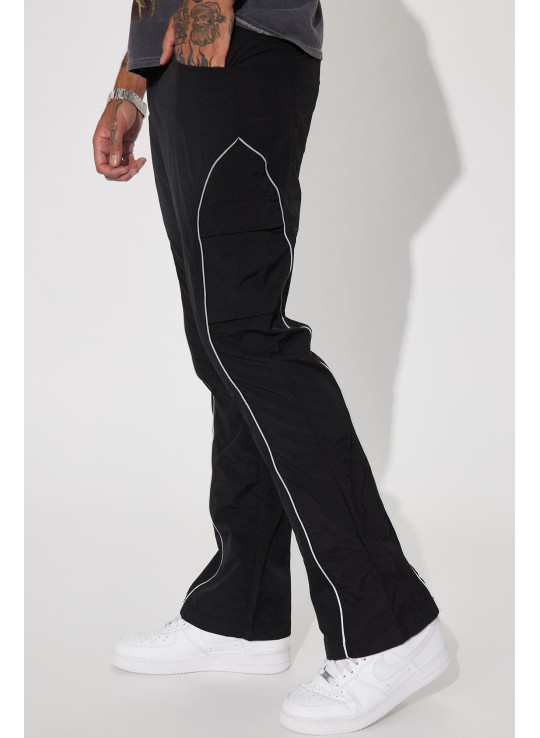 Штани Nylon Stacked Slim Flare