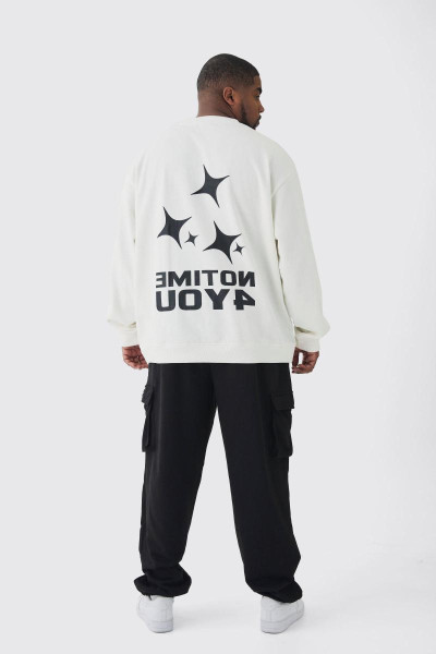 Додаткові джоггери карго великого крою з тканою вкладкою