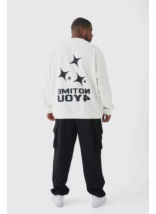 Додаткові джоггери карго великого крою з тканою вкладкою