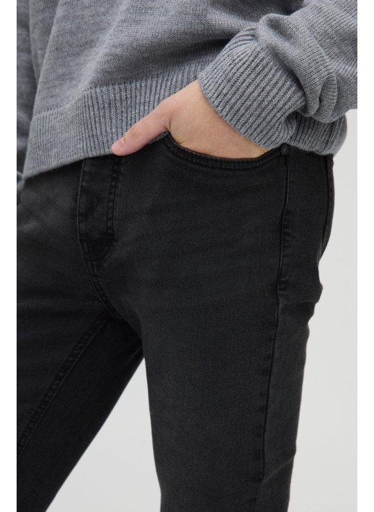 Темно-сірі стрейч-супервузькі джинси