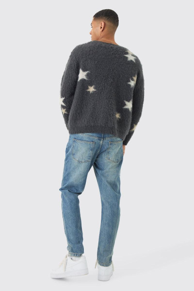 Завужені жорсткі джинси Vintage Blue