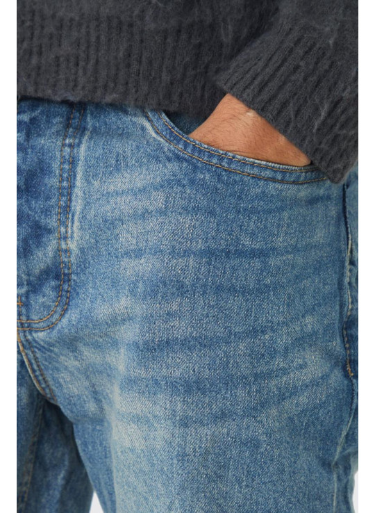 Завужені жорсткі джинси Vintage Blue