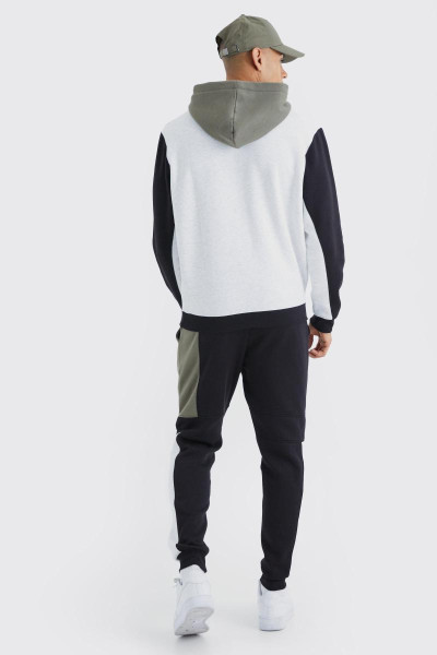 Спортивний костюм реглан з капюшоном Color Block