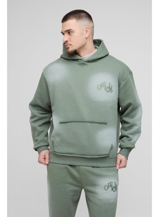 Високий негабаритний боксерський індивідуальний офіційний аплікаційний спрей з капюшоном з капюшоном