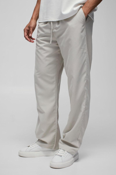 Пряма еластична талія нейлонова брюка