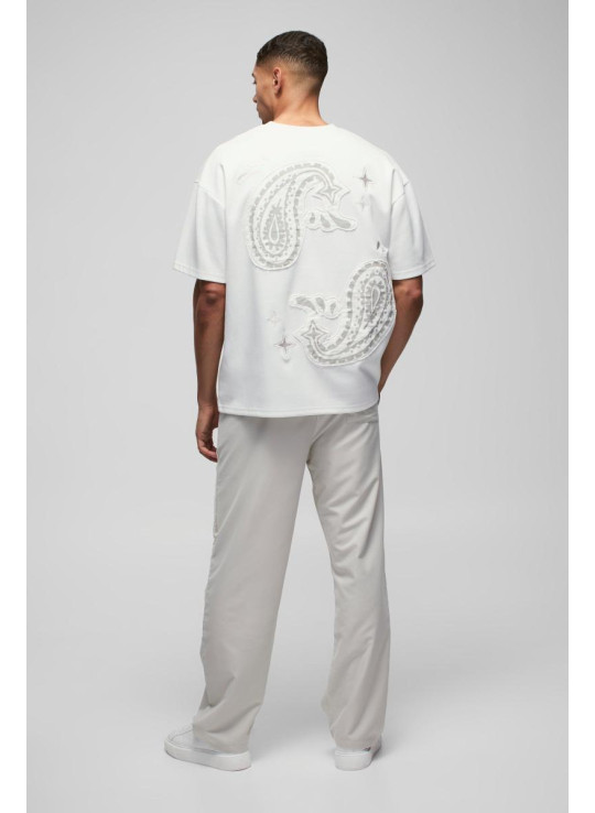 Пряма еластична талія нейлонова брюка