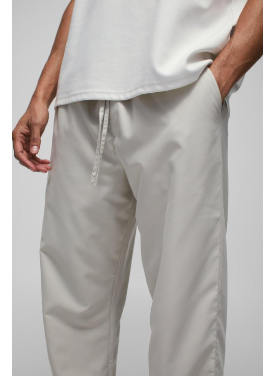 Пряма еластична талія нейлонова брюка