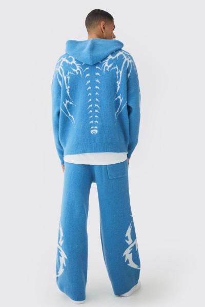 Негабаритний у всьому світі скелетний трикотажний балахон