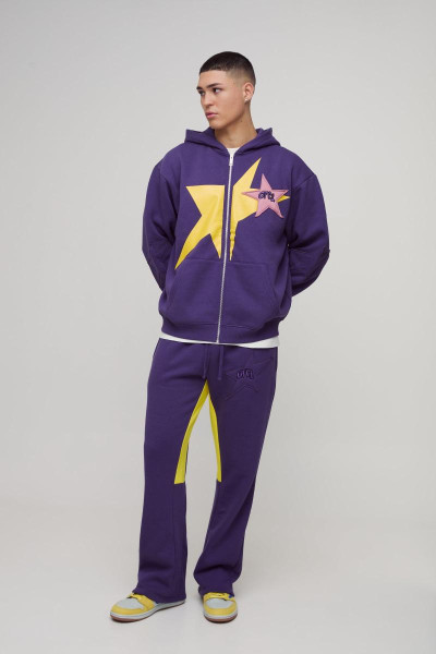 Величезний спортивний костюм з капюшоном і принтом Evil Teddy